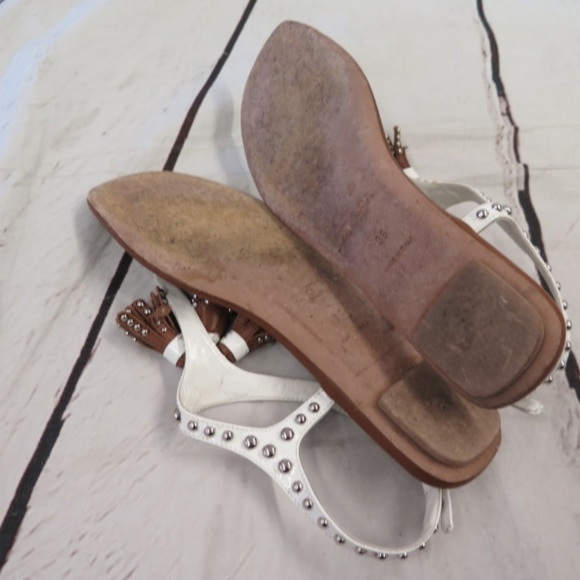 Prada Studded Tassel Sandal - Picture 8 of 8